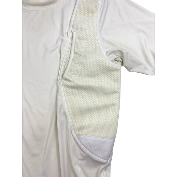 Holster Concealed Carry Compression Shirt Stretch Guns Firearms White CCW L - Picture 3 of 6